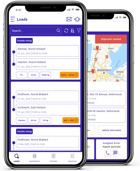 Cargors carrier app