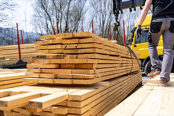 Houtbundels voor lengtegoederen