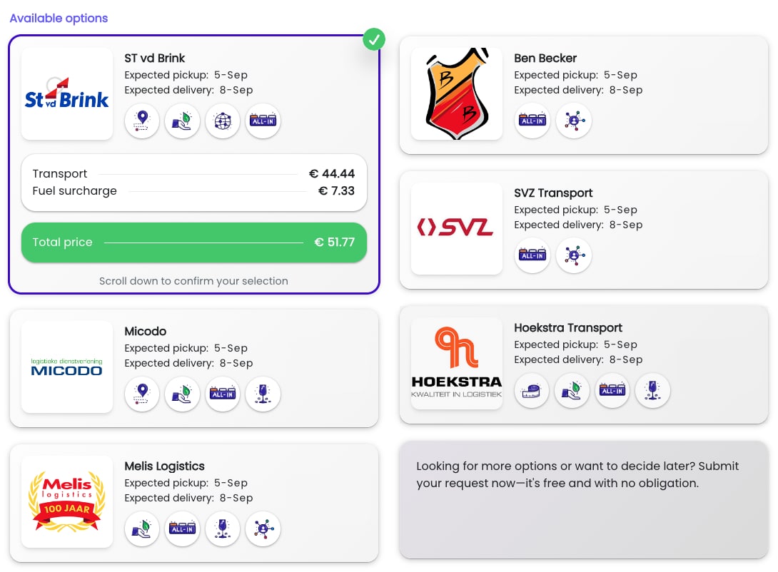 Step 3: Summary and rates